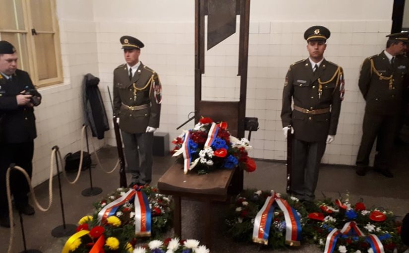 Proslov ve Vazební věznici Pankrác při pietní vzpomínce na všechny, kteří položili životy v boji proti nacismu.